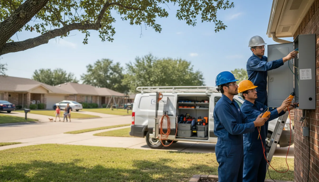 Certified electrician providing emergency electrical services in Pilot, VA